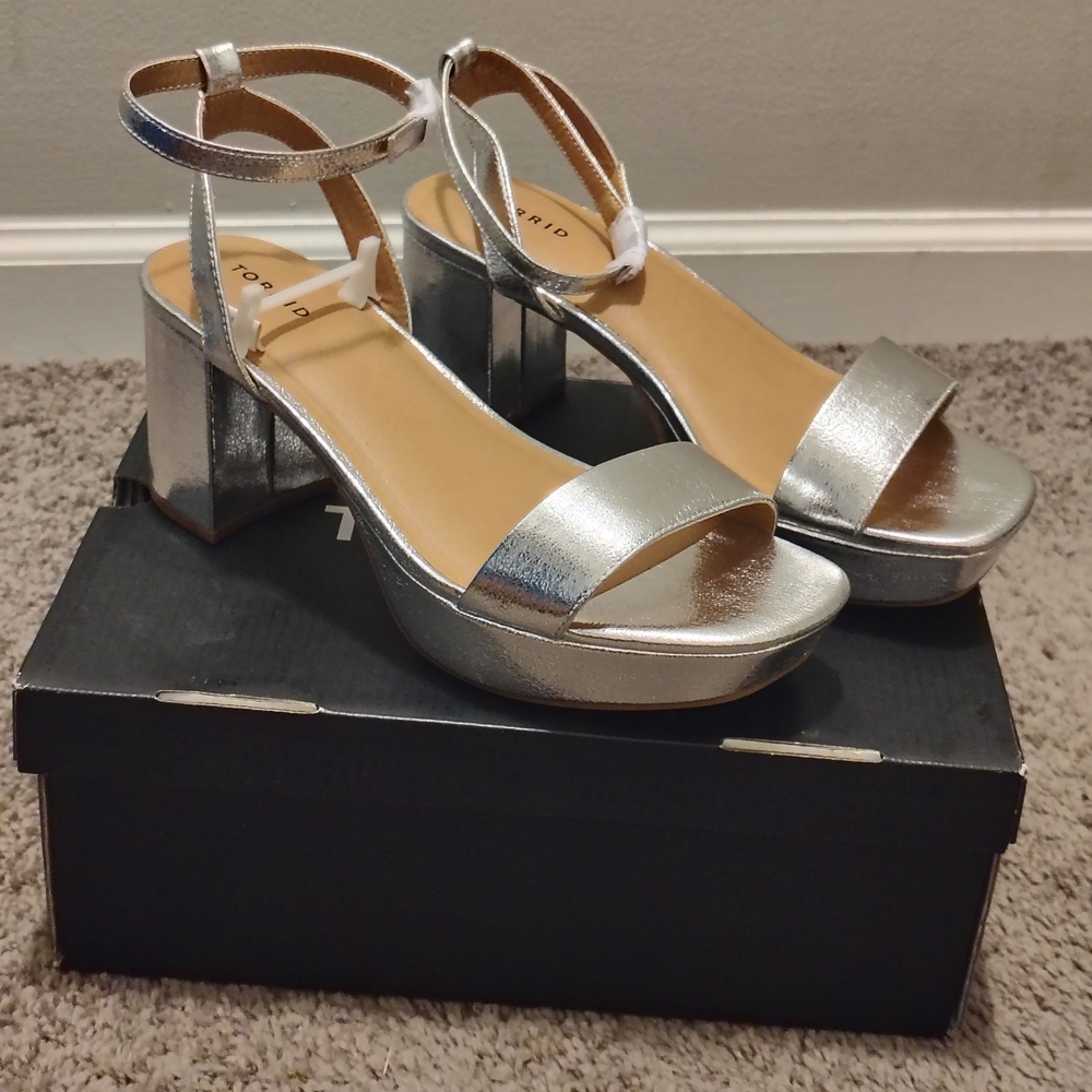 Silver Platform Sandals